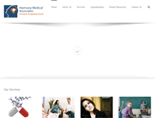 Tablet Screenshot of harmonymed.com